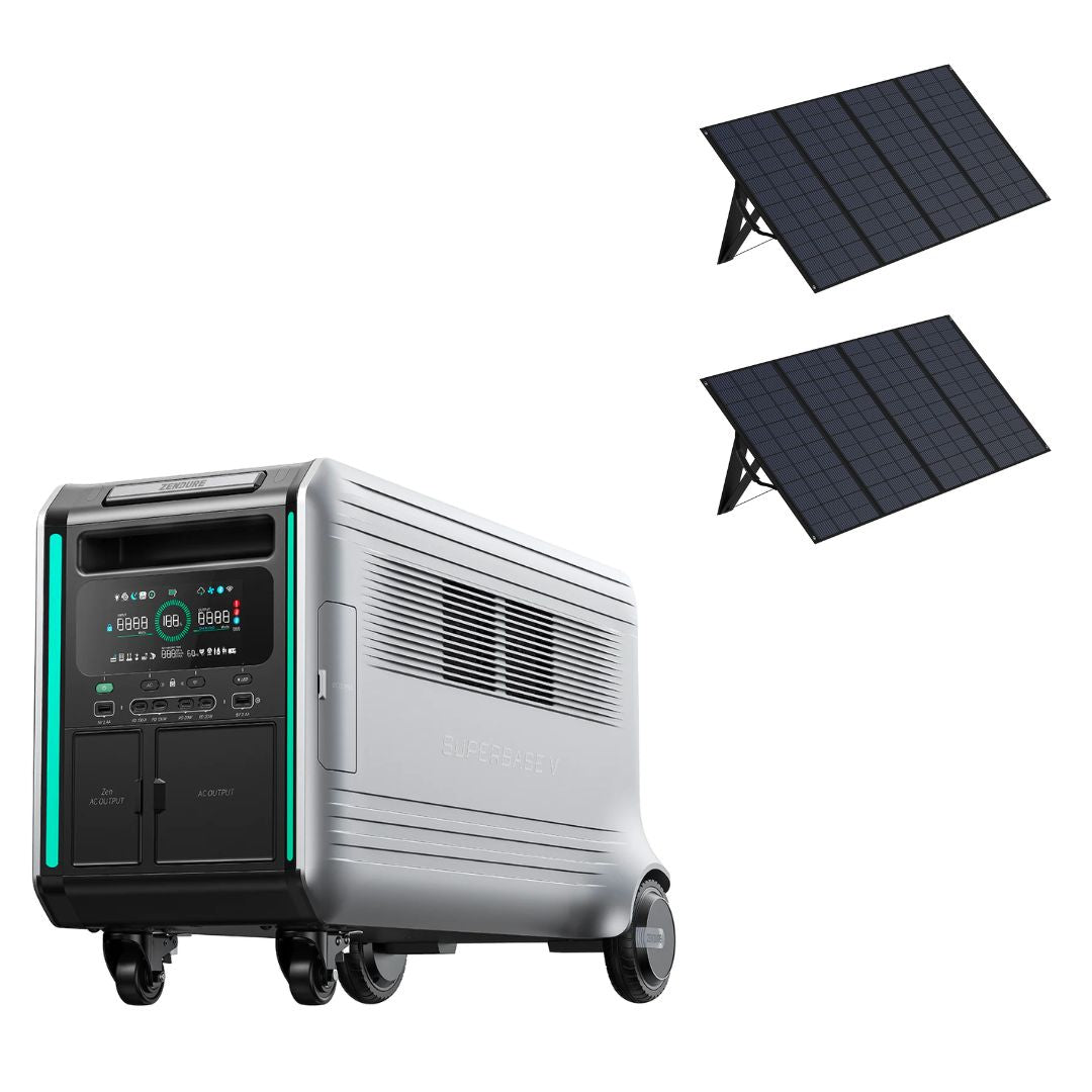 Zendure SuperBase V4600 4,608Wh + Solar Panels