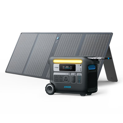Anker SOLIX F2000 (Solar Generator 767) - 2048Wh | 2400W with Solar Panels