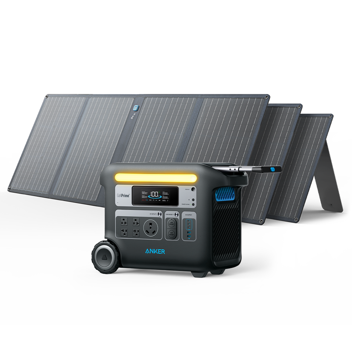 Anker SOLIX F2000 (Solar Generator 767) - 2048Wh | 2400W with Solar Panels