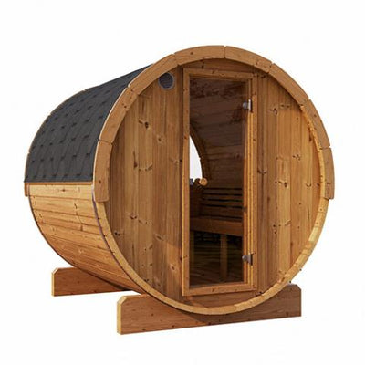 SaunaLife Model E6W Sauna Barrel-Window | 3 Persons