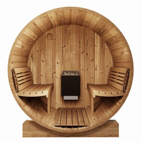 SaunaLife Model E7 Sauna Barrel | 4 Persons