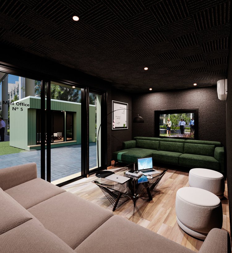 Mini-O Turnkey Outdoor Pod - The Sixteen Pod with Rooftop Deck