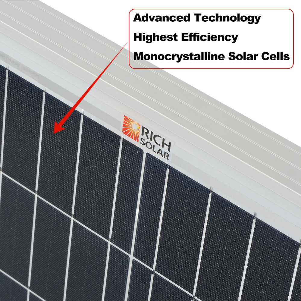 Rich Solar Mega 200 Watt 24 Volt Solar Panel
