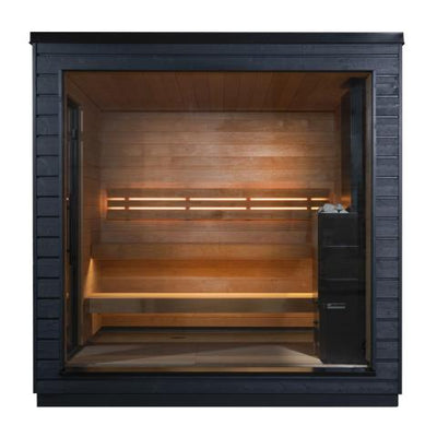 SaunaLife Model G6 Pre-Assembled Outdoor Home Sauna | 5 Person