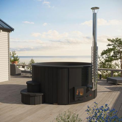 SaunaLife Model S4 Wood-Fired Hot Tub| 6 Persons