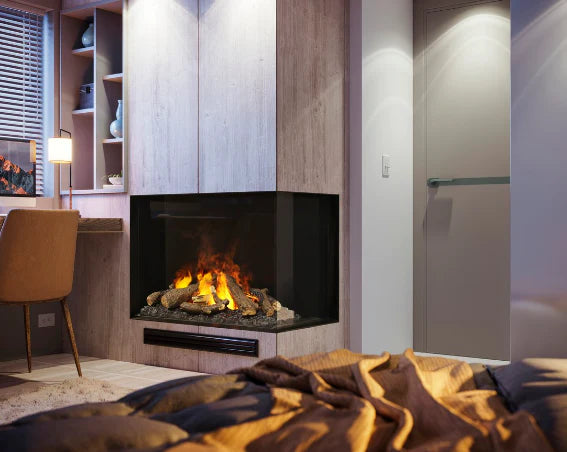Dimplex e-MatriX Two-Sided Built-in Electric Firebox, Right-facing