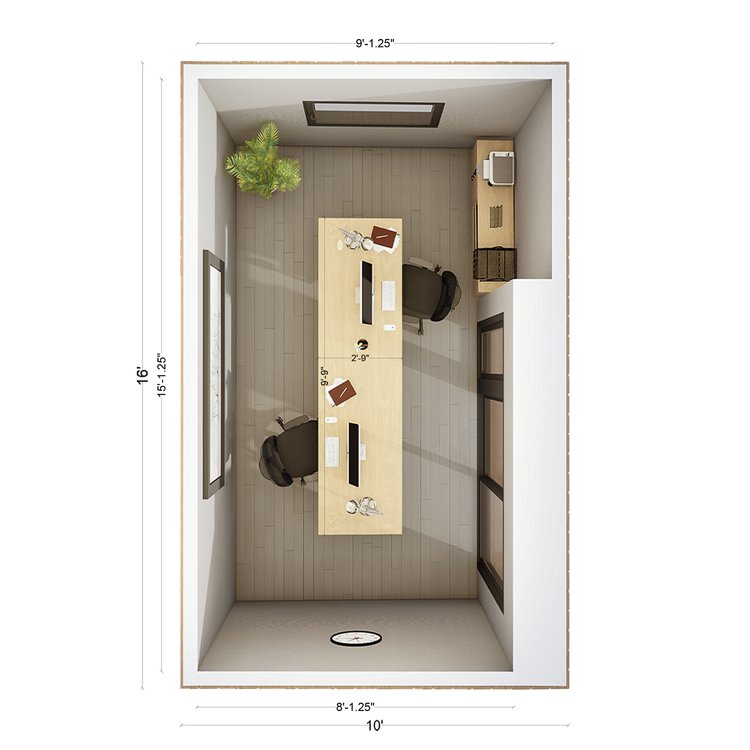 Mini-O Turnkey Outdoor Pod - The Sixteen Pod with Rooftop Deck