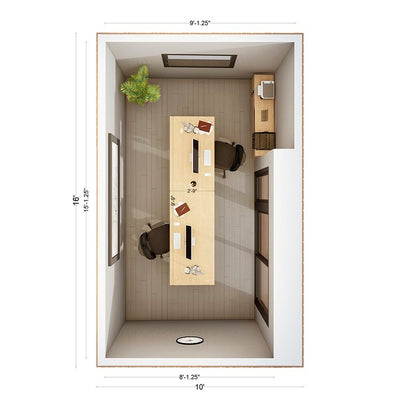 Mini-O Turnkey Outdoor Pod - The Sixteen Pod with Rooftop Deck