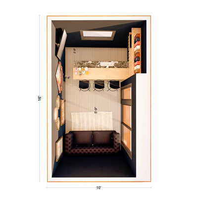 Mini-O Turnkey Outdoor Pod - The Sixteen Pod with Trailer