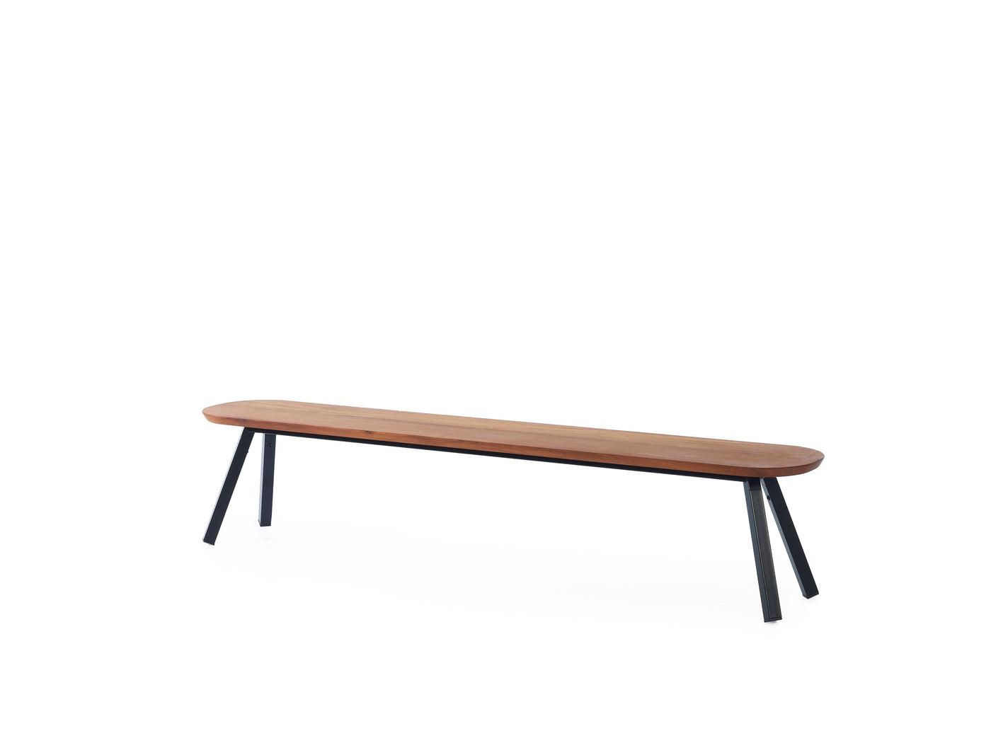 RS Barcelona You and Me Indoor / Outdoor Bench 220 Iroko, Kit of Two
