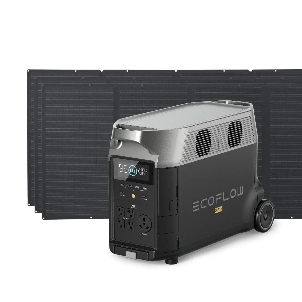 EcoFlow DELTA Pro Portable Power Station + Solar Panel