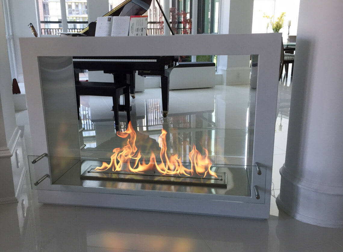Bio Flame Evoque Free-Standing Bioethanol Fireplace