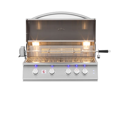 Summerset Sizzler Pro 32" Built-in Grill 30" Gas Griddle