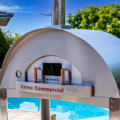 WPPO Commercial Wood Fired Oven Karma 55 304 Stainless Steel - Smart Nature Store