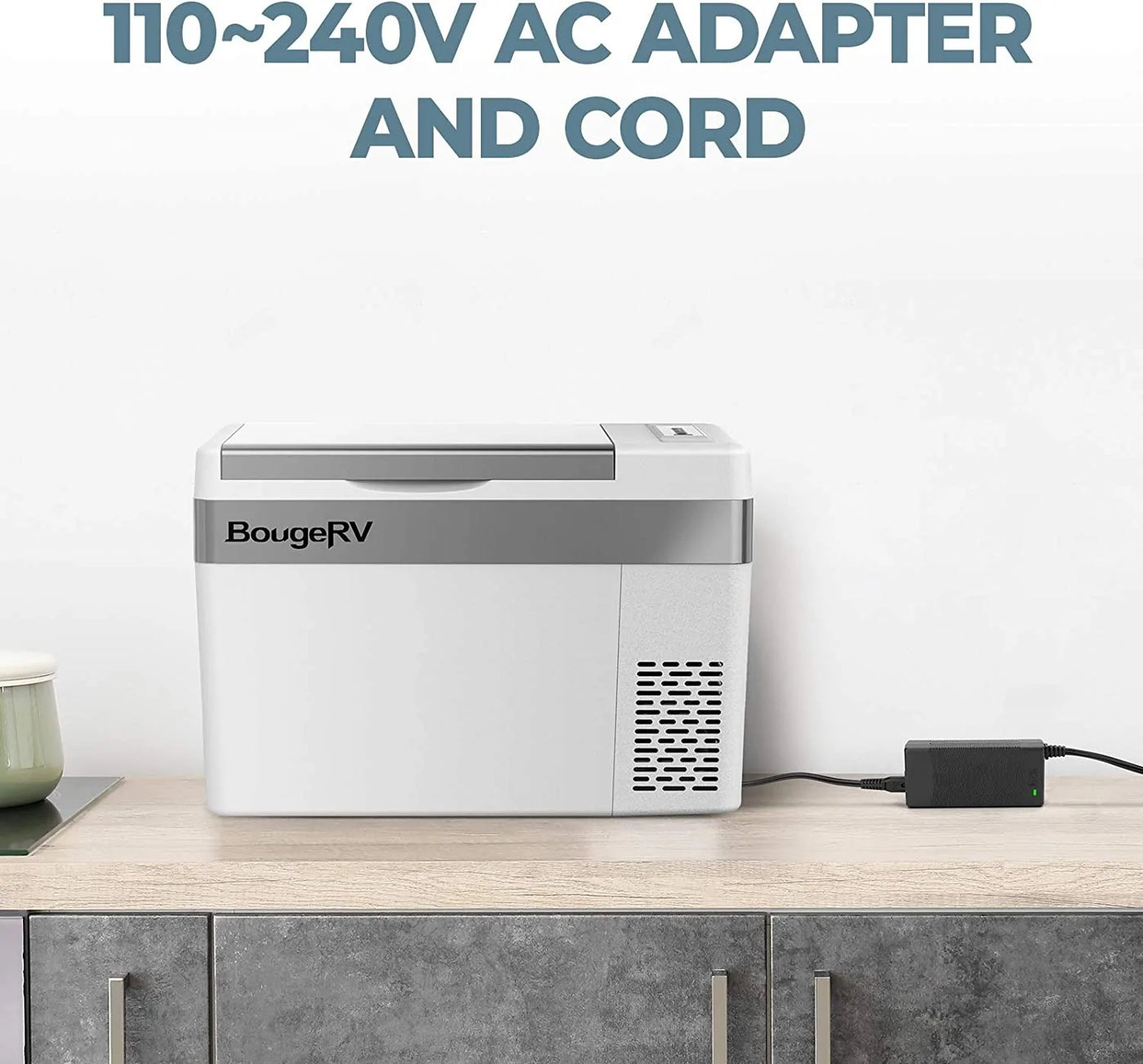BougeRV 110~240V AC Power Cord for Portable Refrigerator Car Freezer - Smart Nature Store