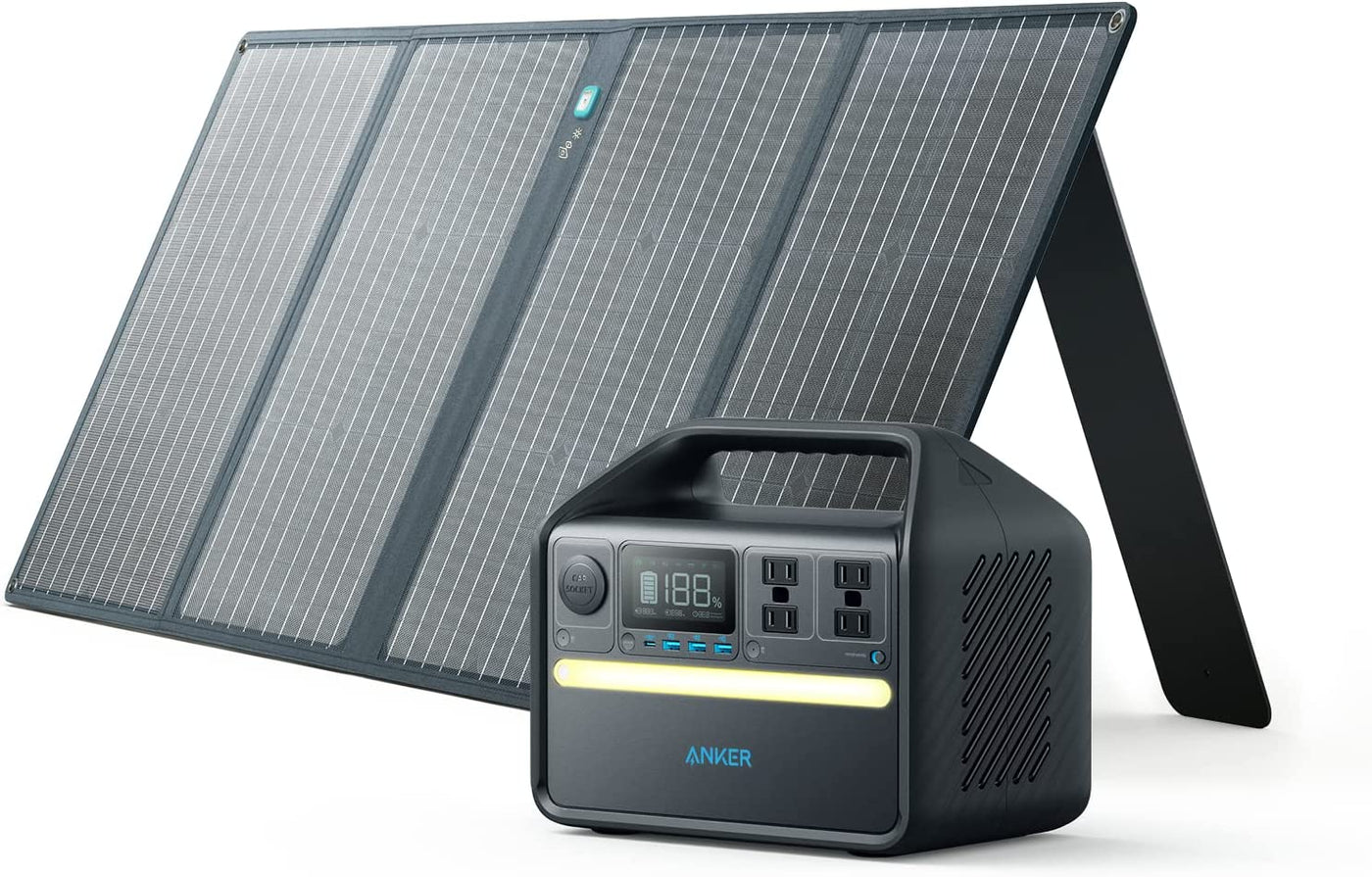 Anker 555 Solar Generator (PowerHouse 1024Wh with 100W Solar Panel) - Smart Nature Store