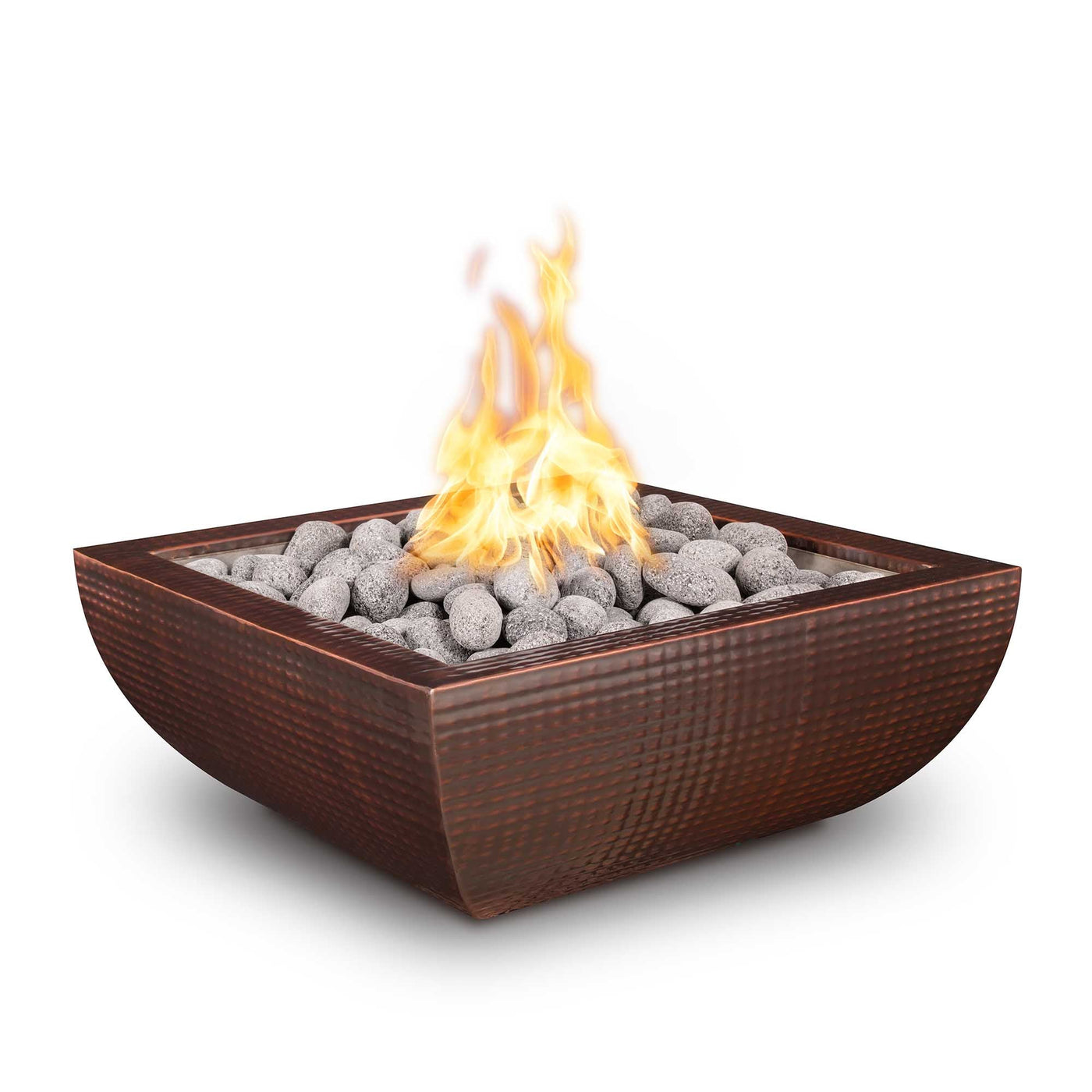 The Outdoor Plus Avalon Hammered Copper Fire Bowl
