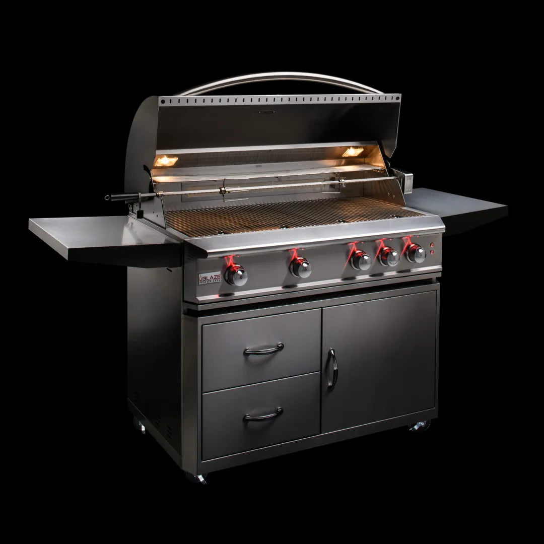 Blaze Professional 44-Inch 4 Burner Built-In Gas Grill With Rear Infrared - Smart Nature Store