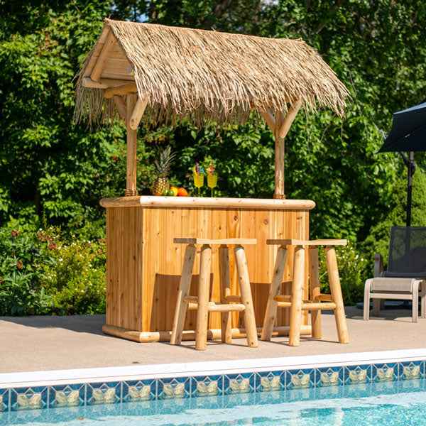 Dundalk Leisurecraft Canadian Timber Southern Fantasy Tiki Bar