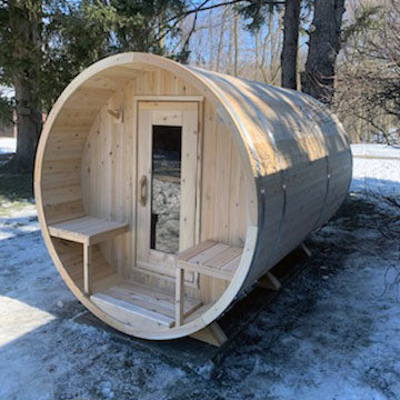 Leisurecraft CT Serenity Barrel Sauna - Smart Nature Store