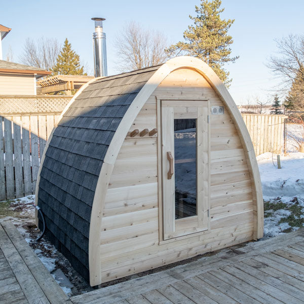 Dundalk Leisurecraft Canadian Timber MiniPOD Sauna | 4 Persons