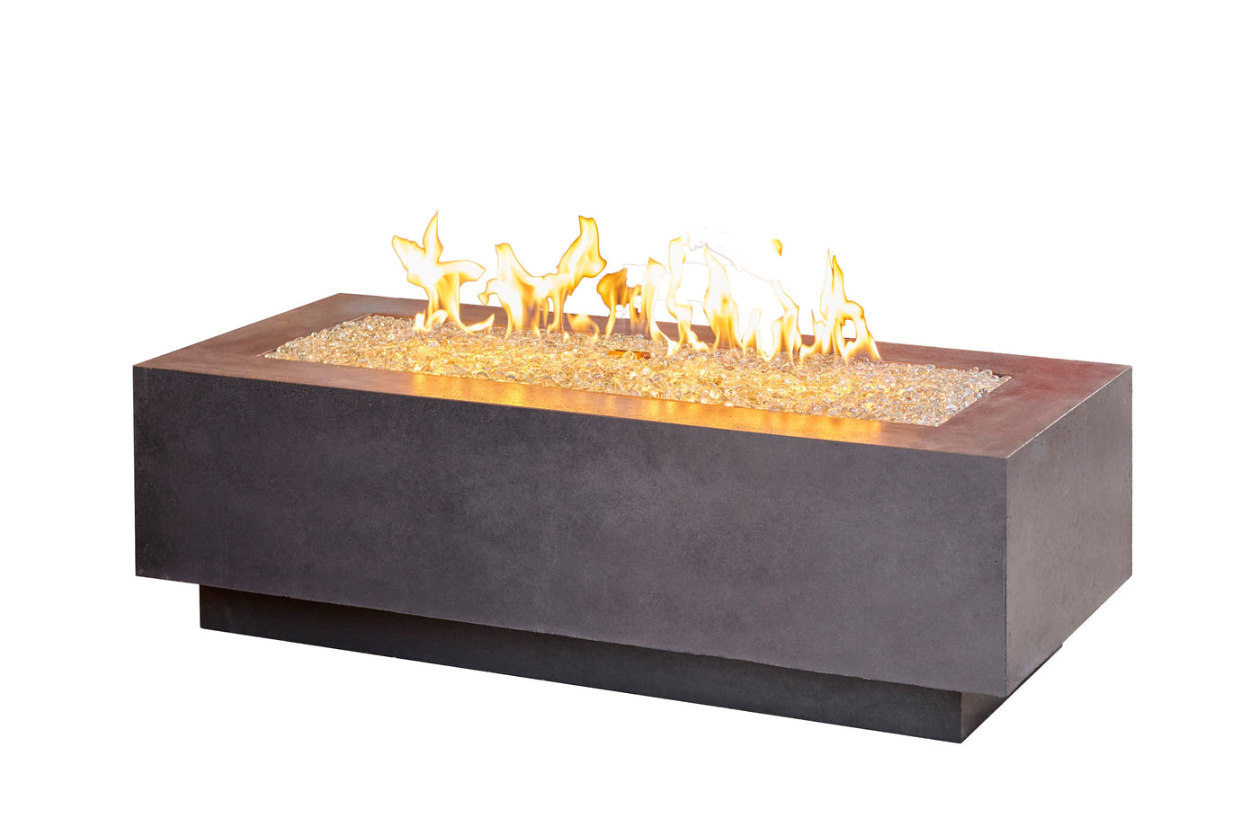 The Outdoor GreatRoom Company Midnight Mist Cove 54" Linear Gas Fire Table