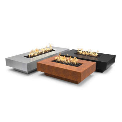 The Outdoor Plus Cabo Linear Metal Fire Pit