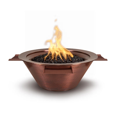 The Outdoor Plus Cazo 4-Way Copper Fire & Water Bowl