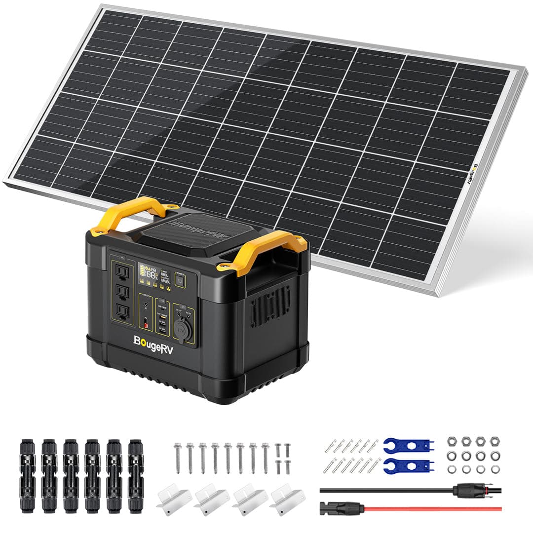 BougeRV 180W Expert Solar Kit With Power Station - Smart Nature Store