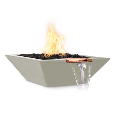 The Outdoor Plus Maya Concrete Fire & Water Bowl