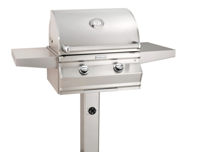 FireMagic Choice C430s In Ground Post Mount Grill