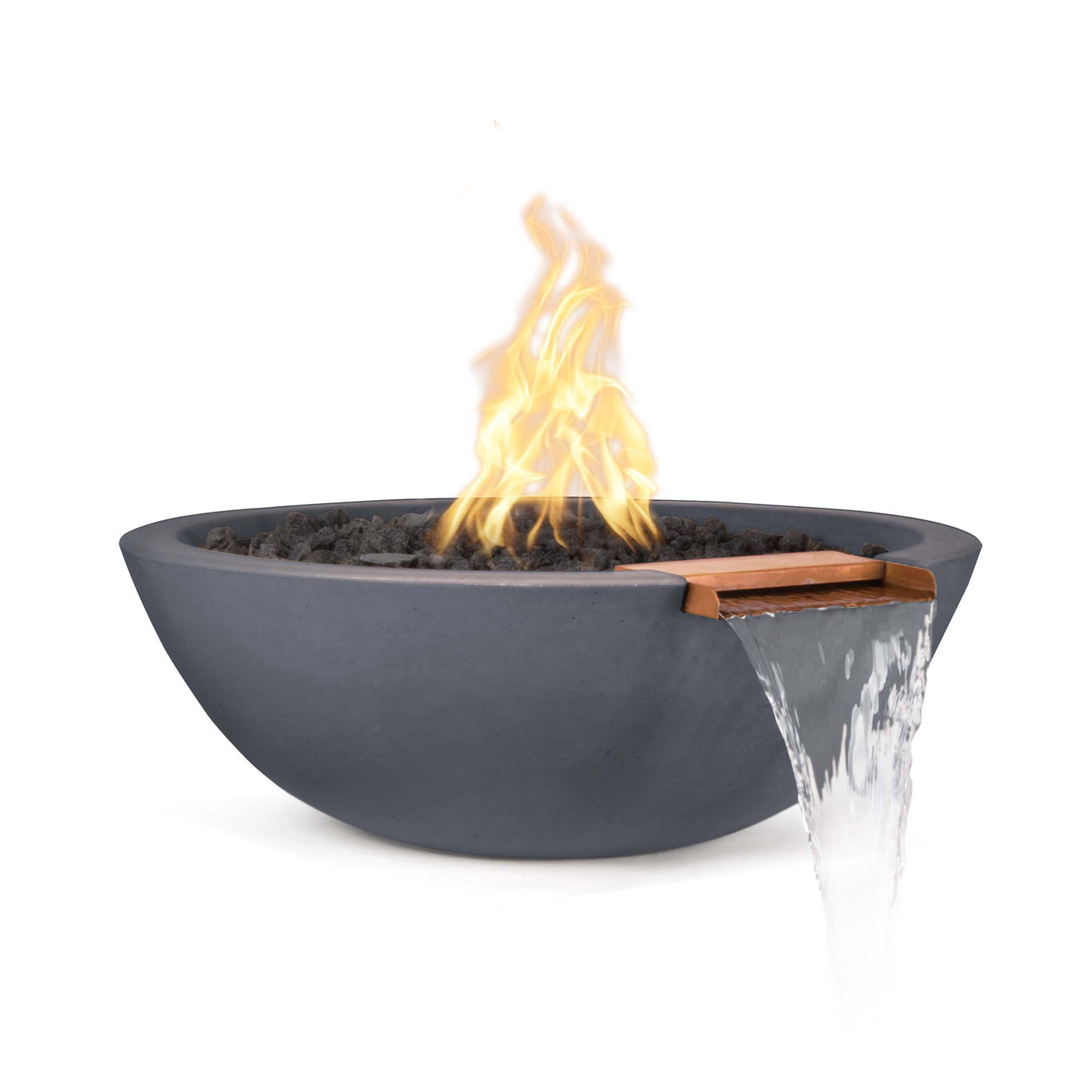 The Outdoor Plus Sedona Concrete Fire & Water Bowl