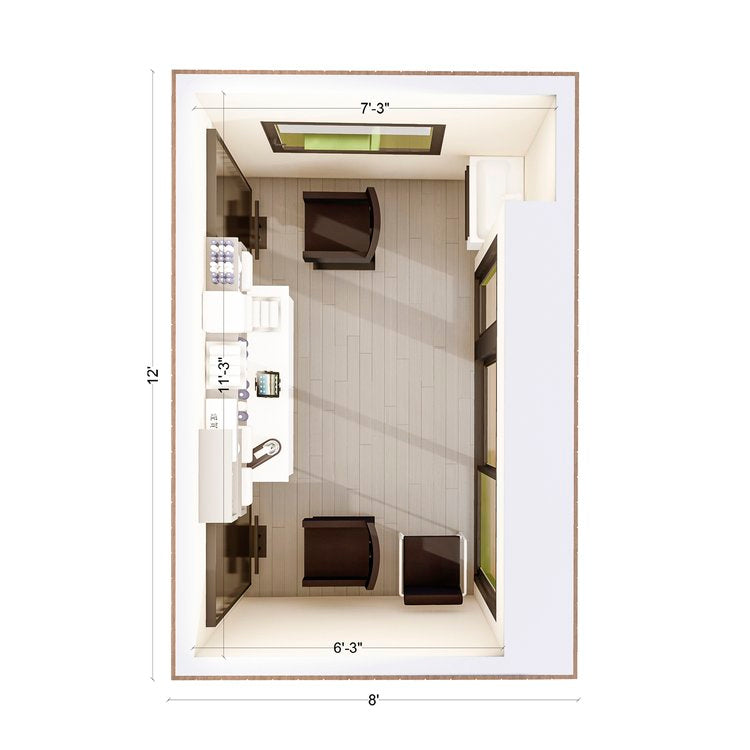 Mini-O Turnkey Outdoor Pod - The Twelve Pod with Trailer