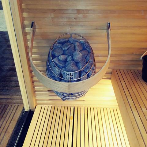 HUUM DROP Series 4.5kW Sauna Heater with 4 packs of Stones 24