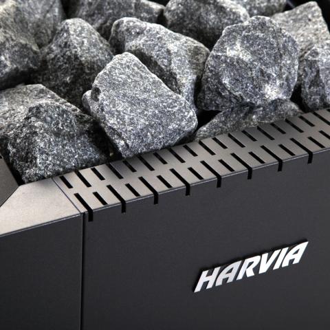 Harvia Linear 16 Black Sauna Stove 17.9KW With Stones