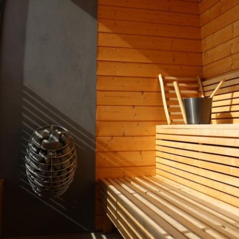 Calentador de sauna HUUM DROP Series de 7,5 kW con 4 paquetes de piedras 24 – Smart Nature