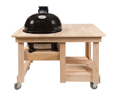 Primo Grills Oval Junior All-In-One (Heavy-Duty Stand, Side Shelves, Ash Tool and Grate Lifter) - Smart Nature Store