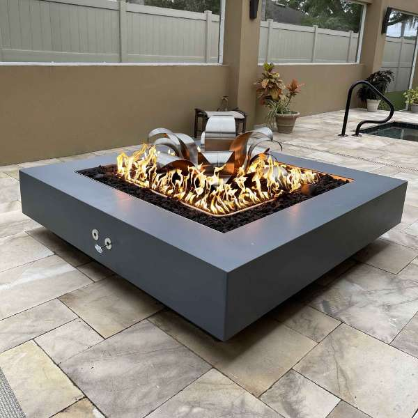 The Outdoor Plus Cabo Square Fire Pit