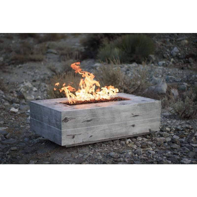 The Outdoor Plus Coronado Wood Grain Fire Pit